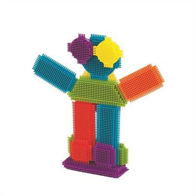 Bloques de cerdas sensoriales Edushape Young Brix - 36 piezas