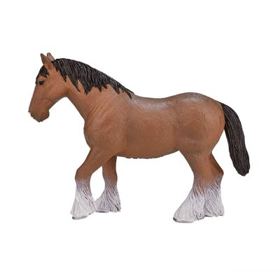 Caballo Clydesdale marrón de juguete Mojo Horses - 387070