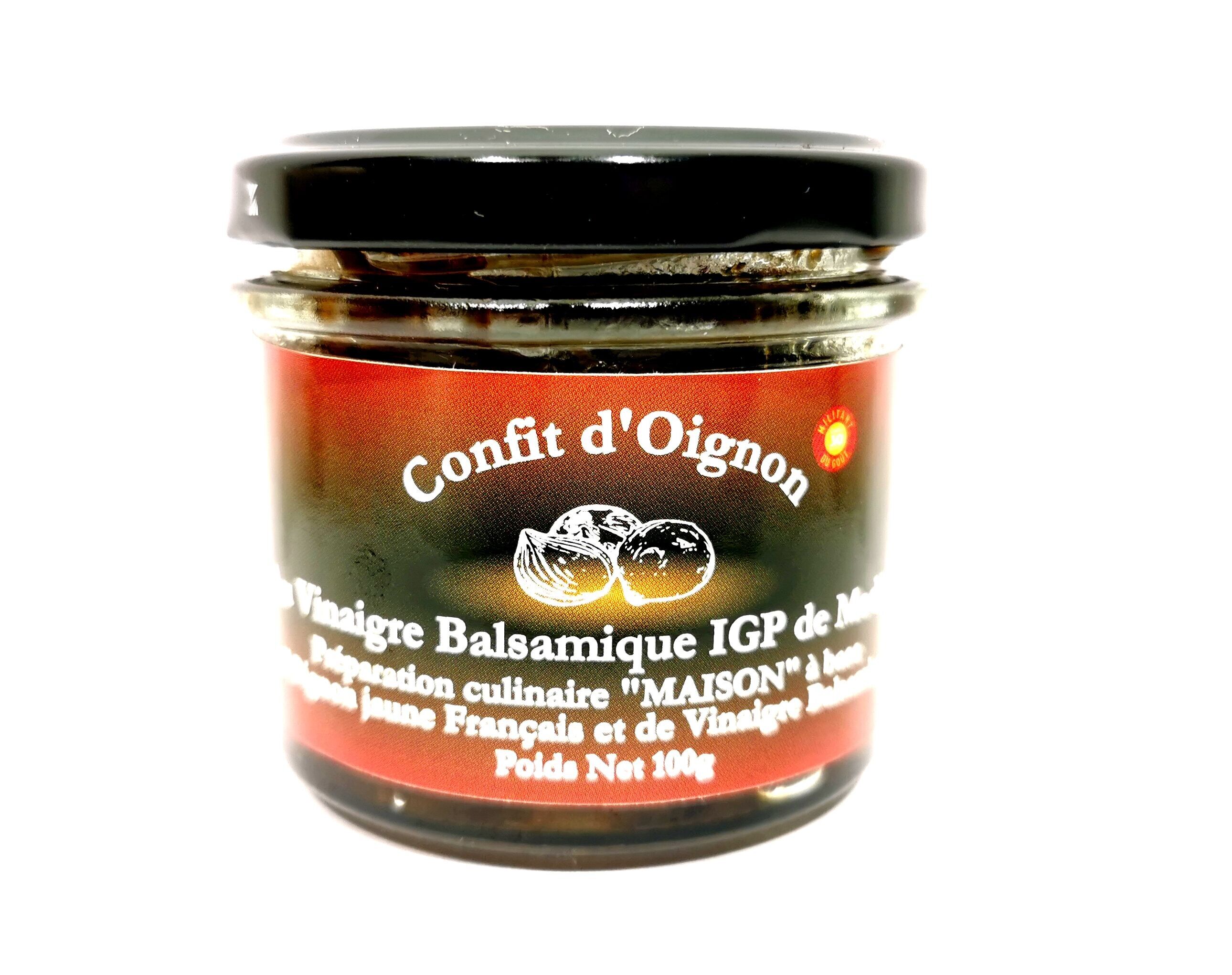 Confit d'Oignon 100g au Vinaigre Balsamique IGP de Modène