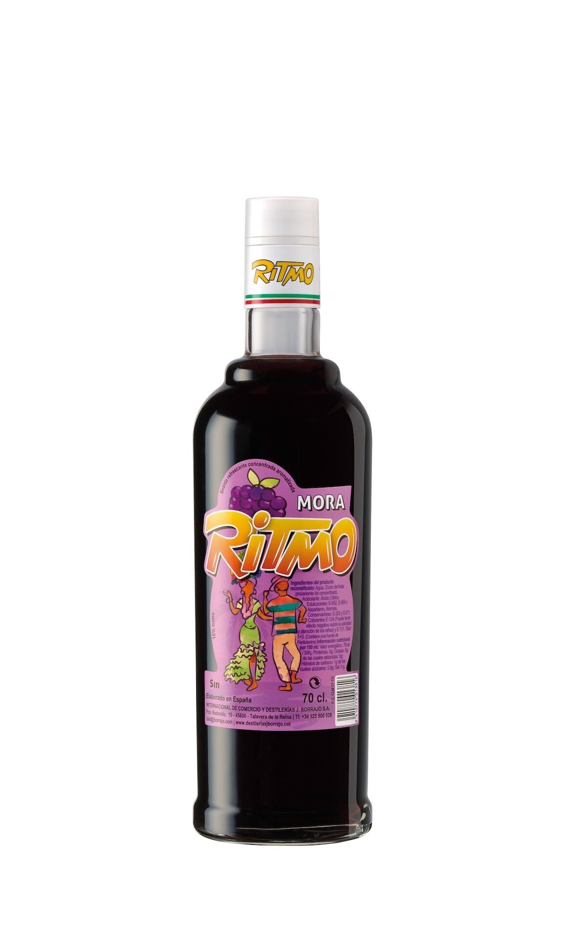 Ritmo Blackberry – non-alcoholic alternative to blackberry liqueur, sugar-free, 0.7l