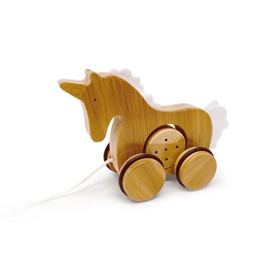 Figura di bambù da tirare Kinderfeets Unicorno