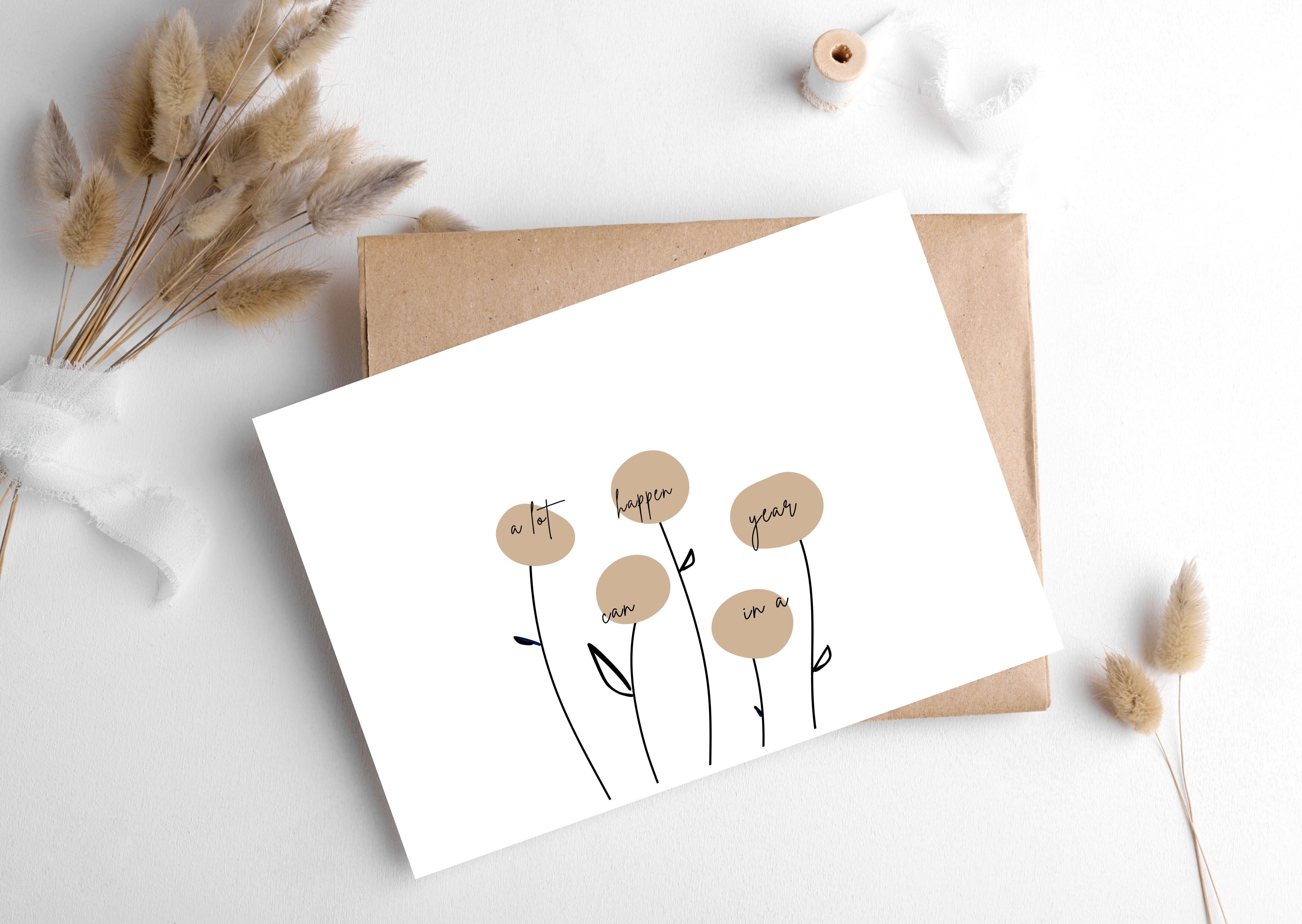 MOLTE COSE POSSONO ACCADERE IN UN ANNO CARTA