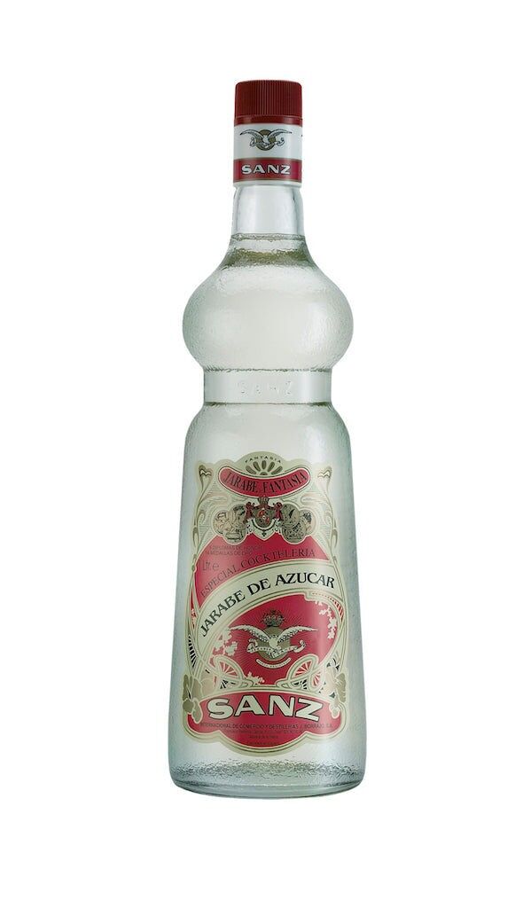 White cane sugar syrup "Sanz" 1L sugar syrup (simple syrup), alcohol-free.
