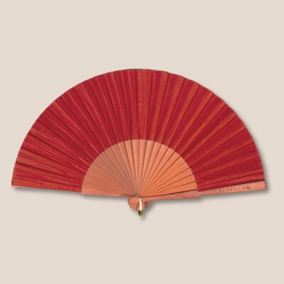 Plain fan 18 Bordeaux