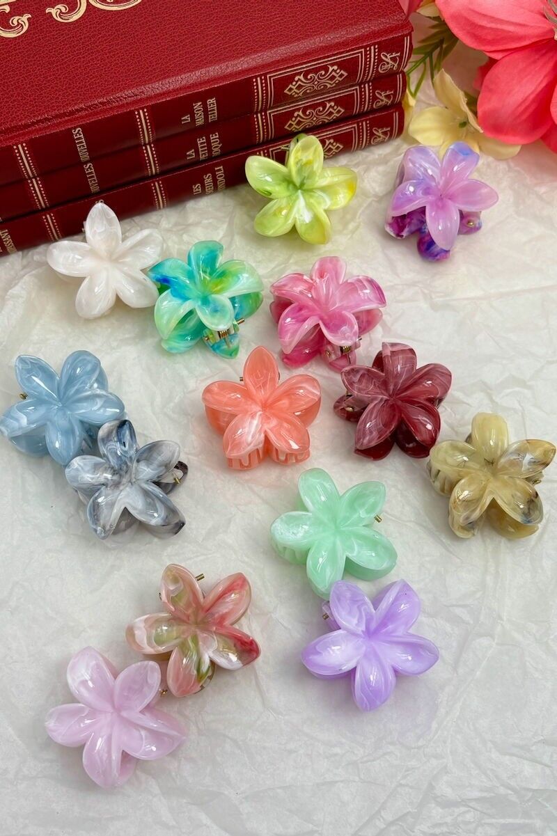 Mini fermaglio per capelli a forma di fiore 4 cm YH38