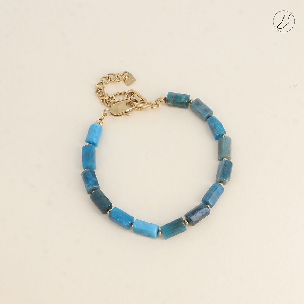 Orane Fußkettchen - Natursteine