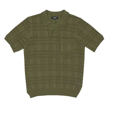 Men's knitted top - khaki