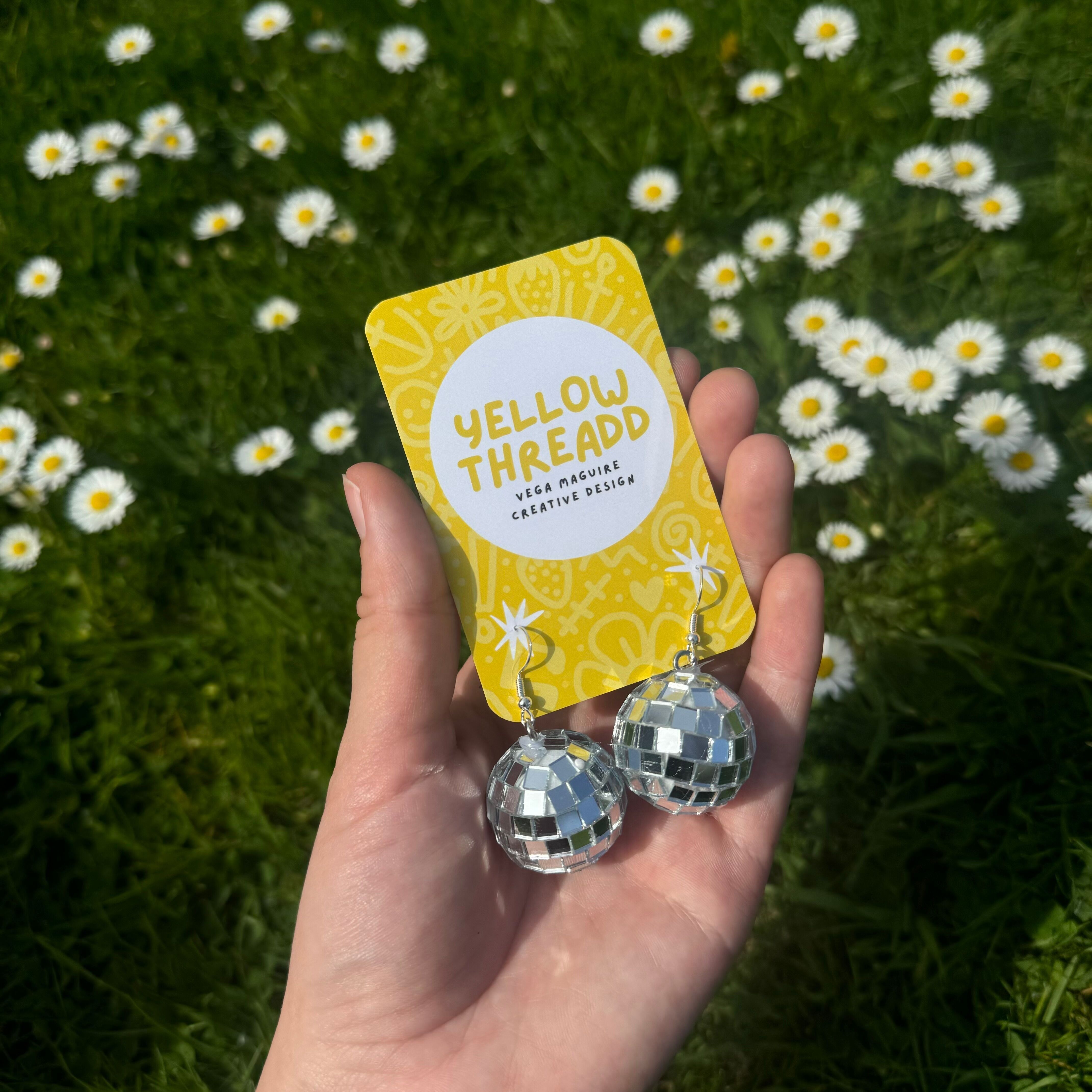 Orecchini palla da discoteca