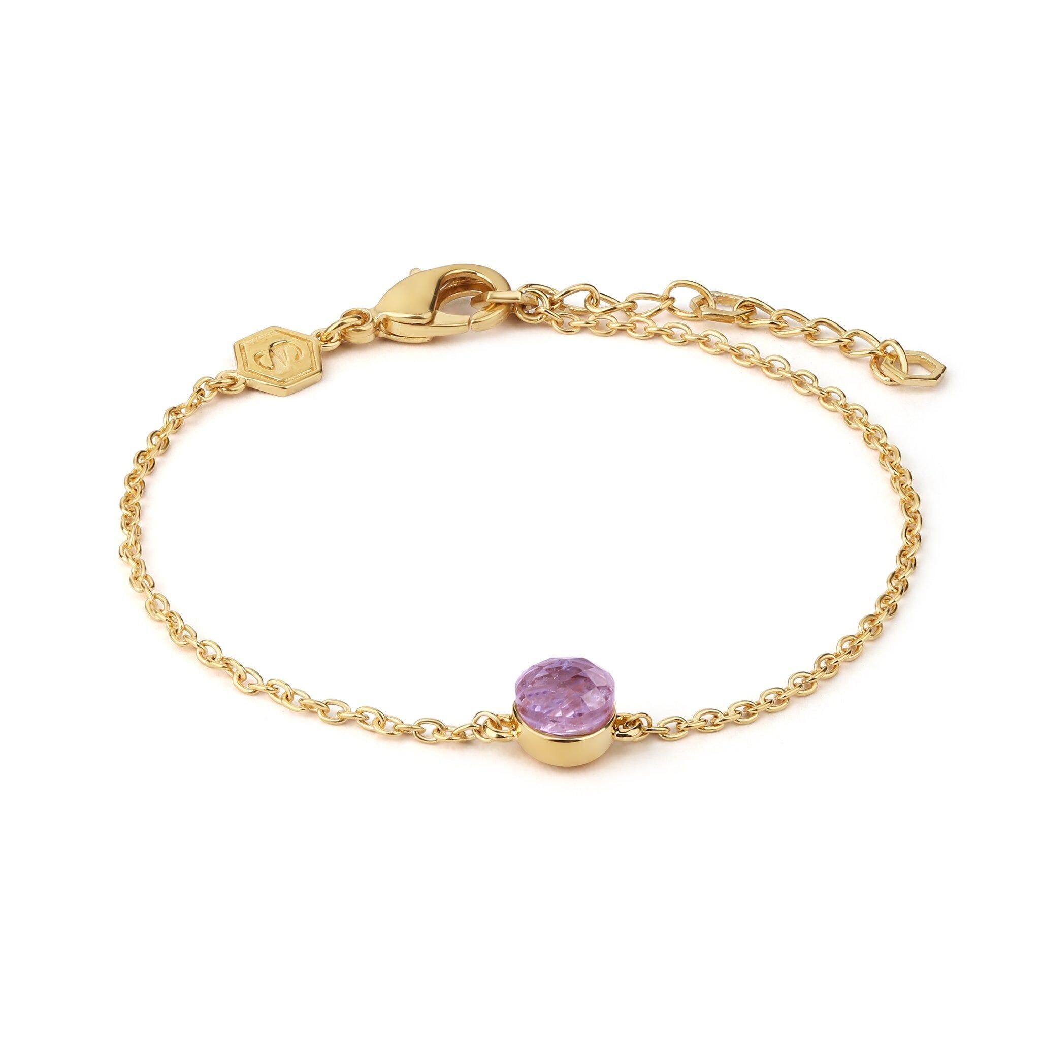 Aurora Amethyst Stone Bracelet