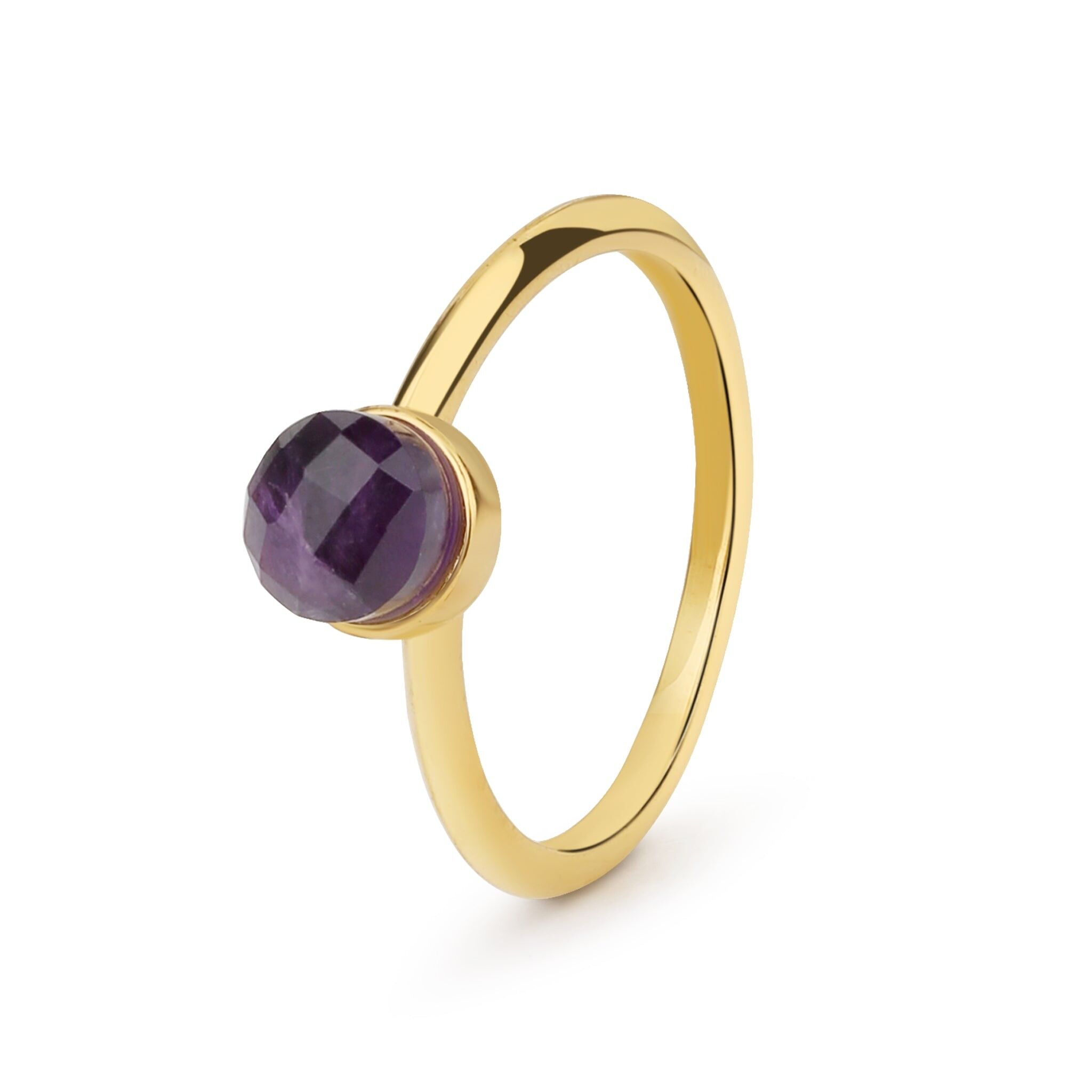 Aurora Ring in Amethyst Stone