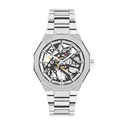 LeeCooper – NATHAN – LC07906 – Montre Homme – Analogique Mouvement Squelette Automatique