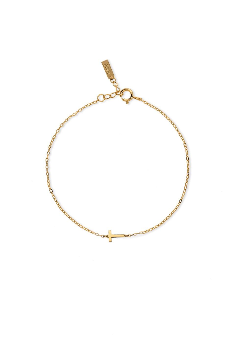 GOLD BRACELET LETTER SILVER 925 + LETTERS