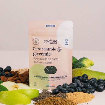 Tratamiento para el control del azúcar en sangre - 1 mes - x60 cápsulas - 2/día