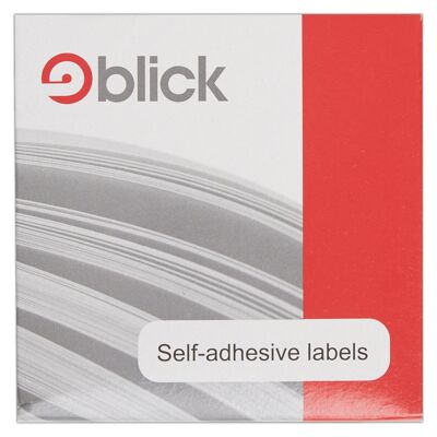 Étiquettes Blick, blanches, distributeur d'autocollants, rectangulaires, 19 mm x 25 mm, 1 200 étiquettes, pour la maison, le bureau, la famille, l'école, l'organisation du calendrier des vacances, l'agenda, le tableau des récompenses, le codage couleur