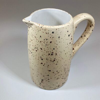 Handmade Cream Jug, Creamer, Honey Speckled Glaze