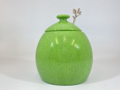 Sugar Bowl Lime Green Glaze