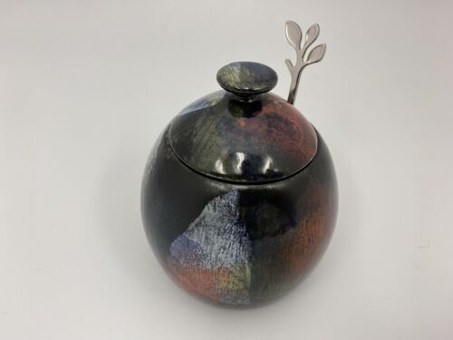 Sugar Bowl Abstract Glaze