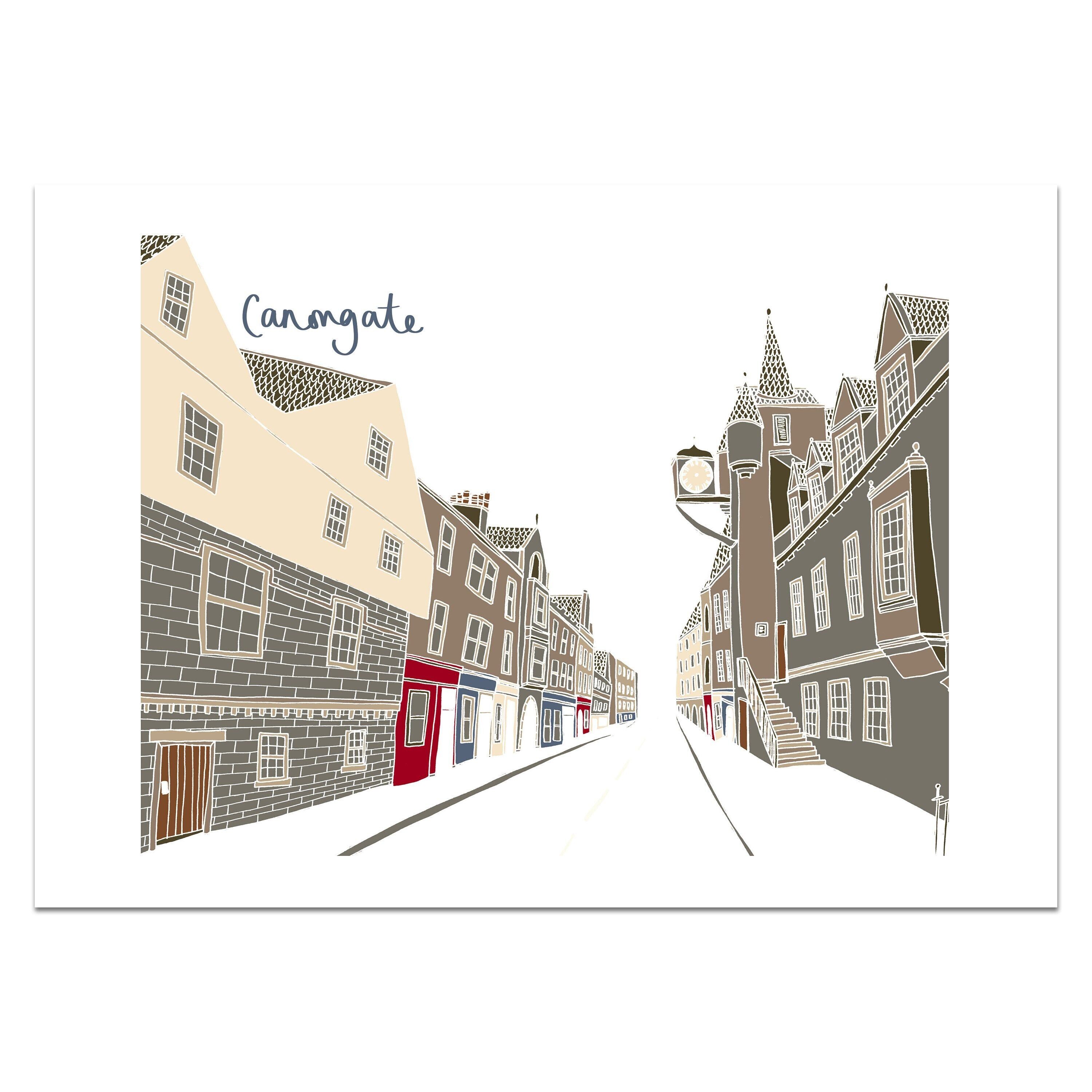 Canongate Edinburgh Druck