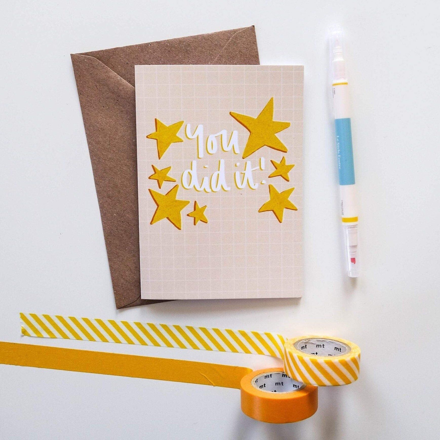 Du hast es geschafft Karte