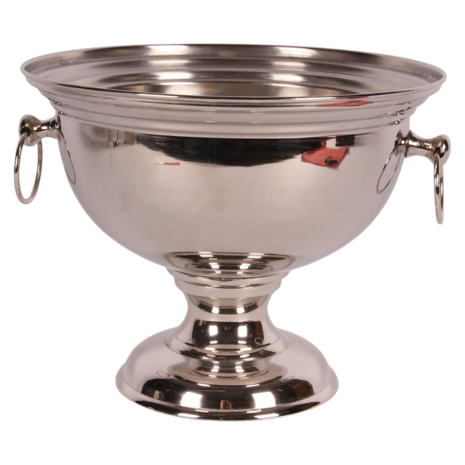 Wine Cooler 28 cm - Silver - Brass.