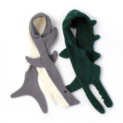 Childrens Crocodile / Shark Scarf.