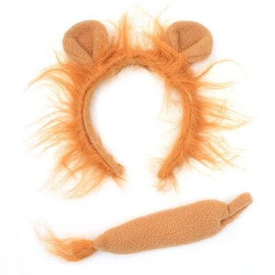 Ensemble de déguisements avec oreilles et queue de lion