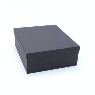 Boîte à diadèmes. 20x17x7cm.Coffret cadeau noir