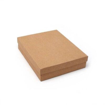18x14x3.9cm.Coffret cadeau Kraft