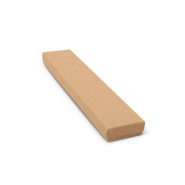 26 x 5 x 2 cm.Kraft-Geschenkbox