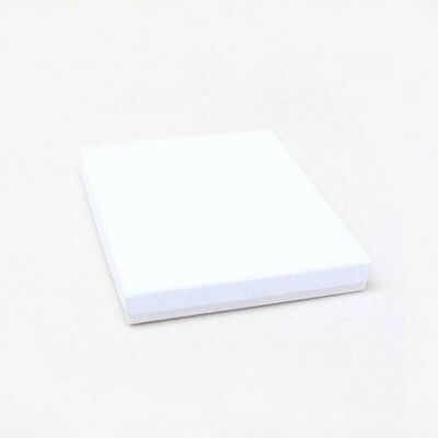 18x14x2.2cm.Coffret cadeau blanc
