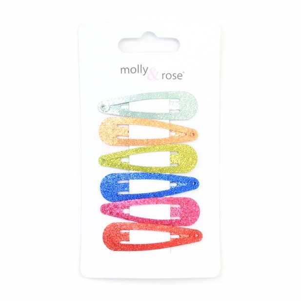 Karte mit 6 Glitzer-Schlafanzügen 5cm