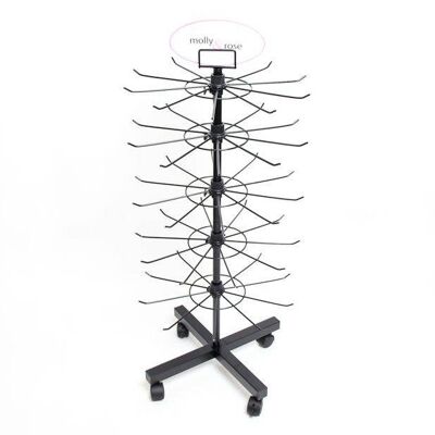 Revolving Counter Stand With Adjustable Spinners