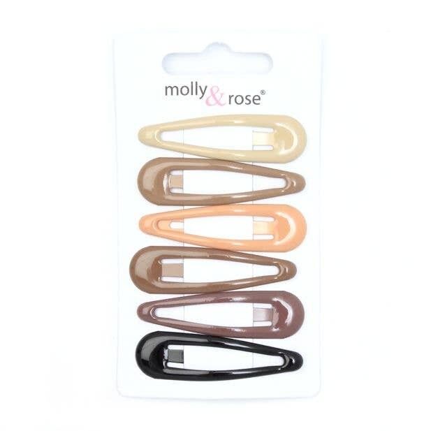 Confezione da 6 pigiami in resina epossidica dai colori naturali.5 centimetri