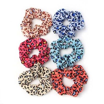 Regular - Leopard Print Scrunchie. Diameter.10cm