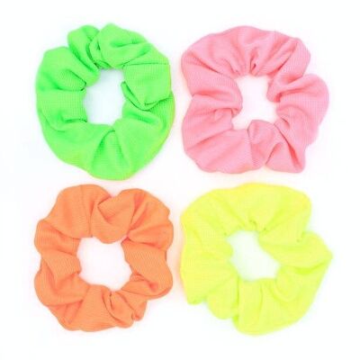 Regular - Neon Waffle Scrunchie. Dia.11cm