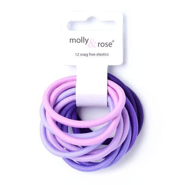 Elastici - Mix Viola - Confezione da 12 - Spessore 4 mm