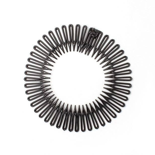 Pettine flessibile nero