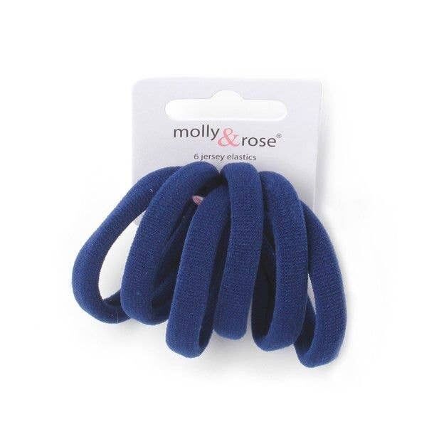 Elastici Jersey - Blu navy - Confezione da 6 - Spessore 8 mm