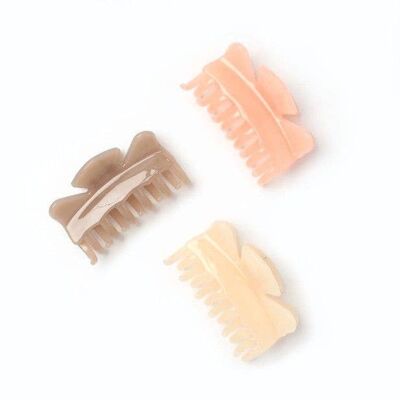 Opaque Pastel Coloured Clamp. 6.5cm
