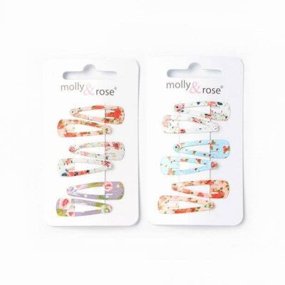 Set composto da 6 pigiami floreali.3 centimetri