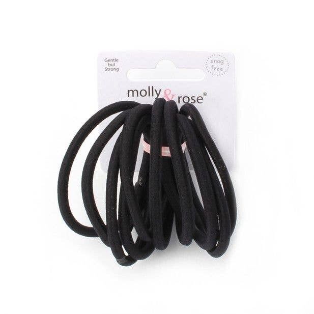 Elastico - Nero - Confezione da 10 - Spessore 4 mm