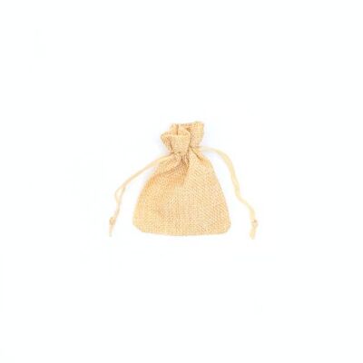 Size: 10x7.Borsa regalo effetto juta da 5 cm