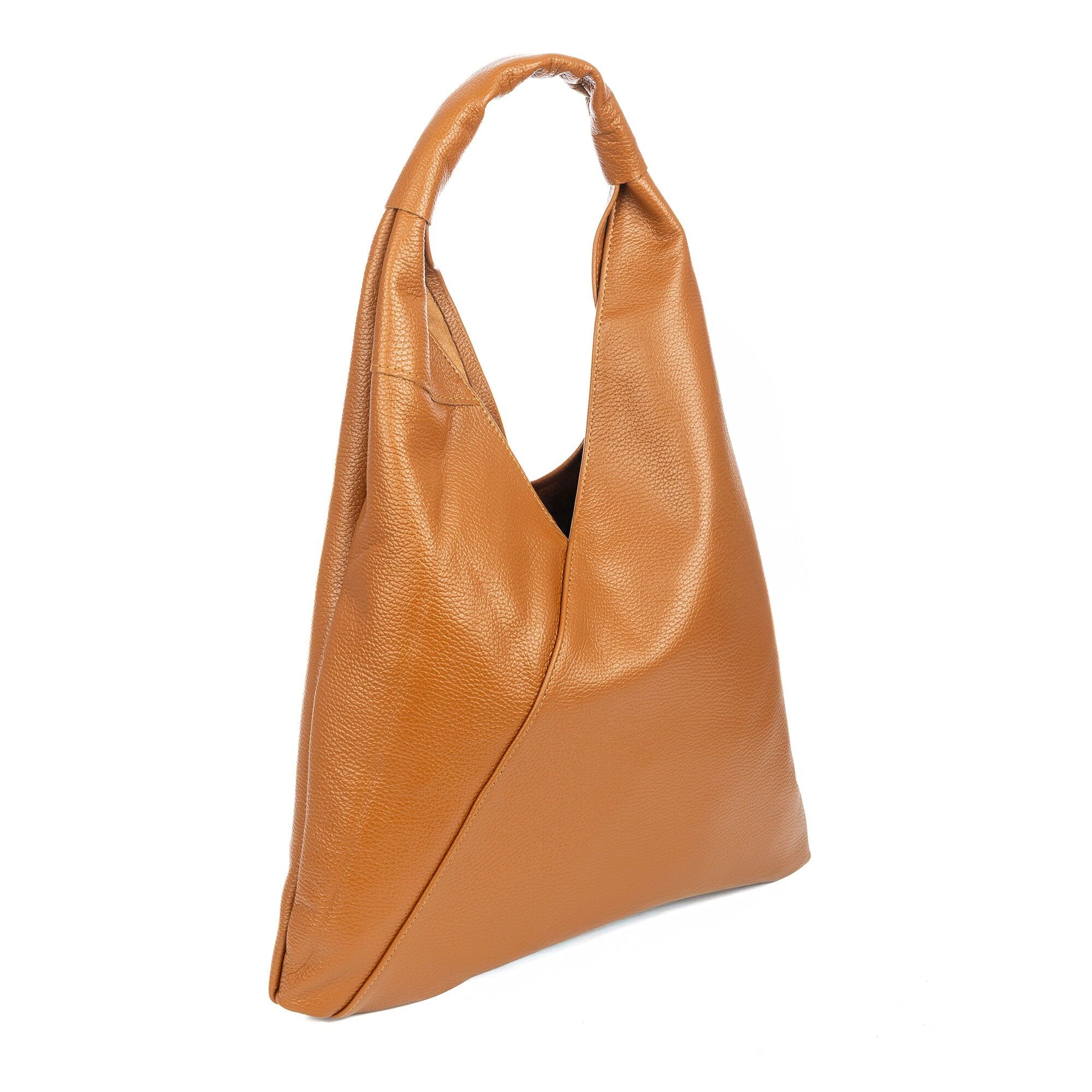 Borsa shopper da donna Agnana. Vera pelle Dollaro.