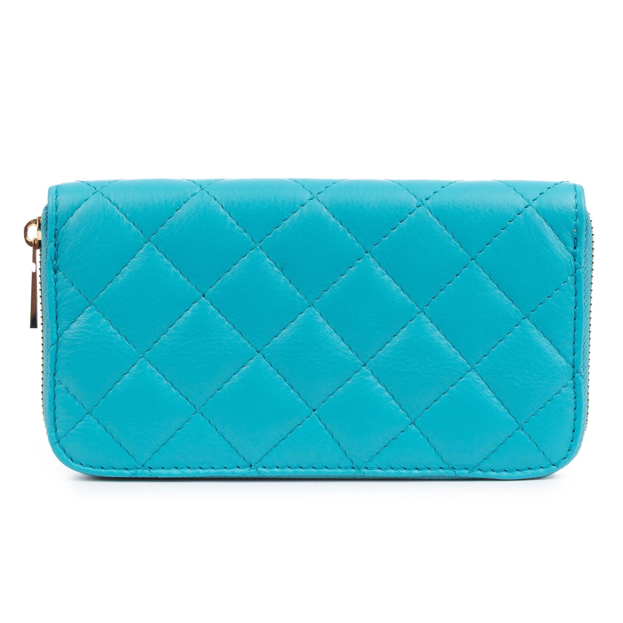 Portafoglio da donna Andali. Finitura trapuntata in vera pelle Sauvage.