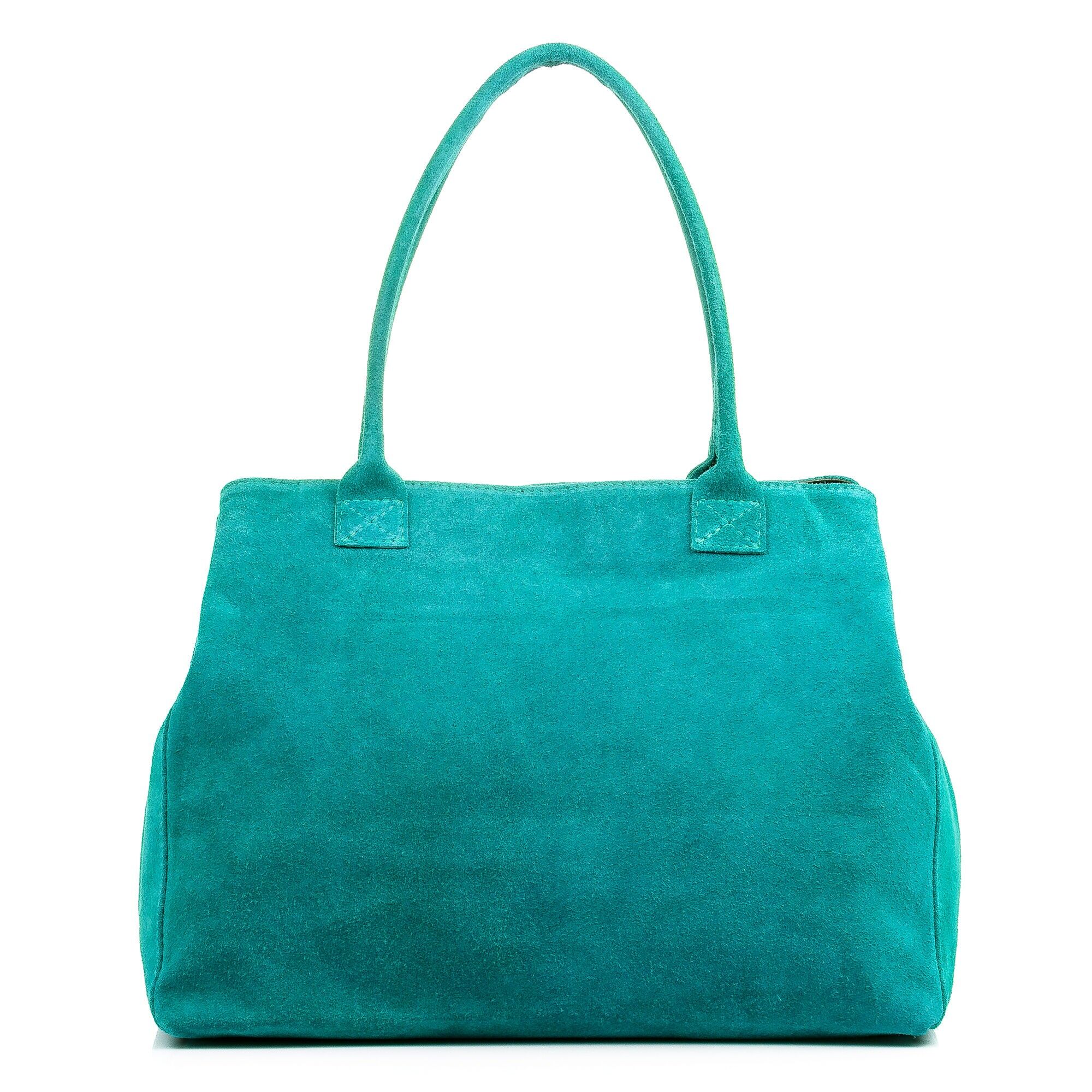 Sac cabas Annagrazia pour femme. Cuir suédé véritable.