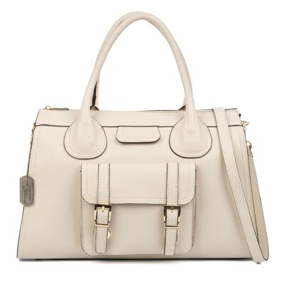 Bagaladi bolso tote mujer. Piel auténtica Dollaro.