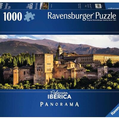 Puzzle Ravensburger 00043 (1000 piezas), Panorama de la Alhambra, Granada, España