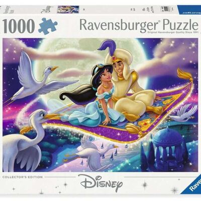 Rompecabezas Ravensburger 00002 de 1000 piezas, edición coleccionista de Disney, Aladdin