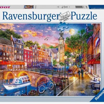 Puzzle Ravensburger 1000 piezas.Ámsterdam 12000884