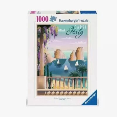 Rompecabezas Ravensburger 1000 piezas 01209 Capri Postal